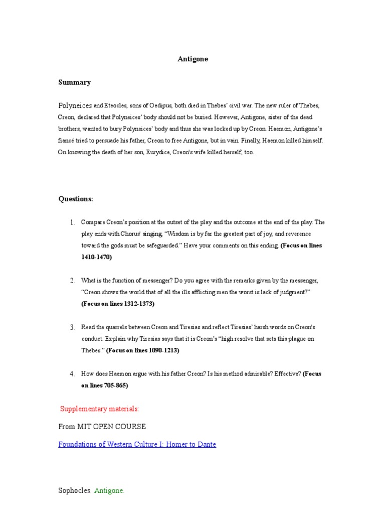antigone story antigone ethical dilemma